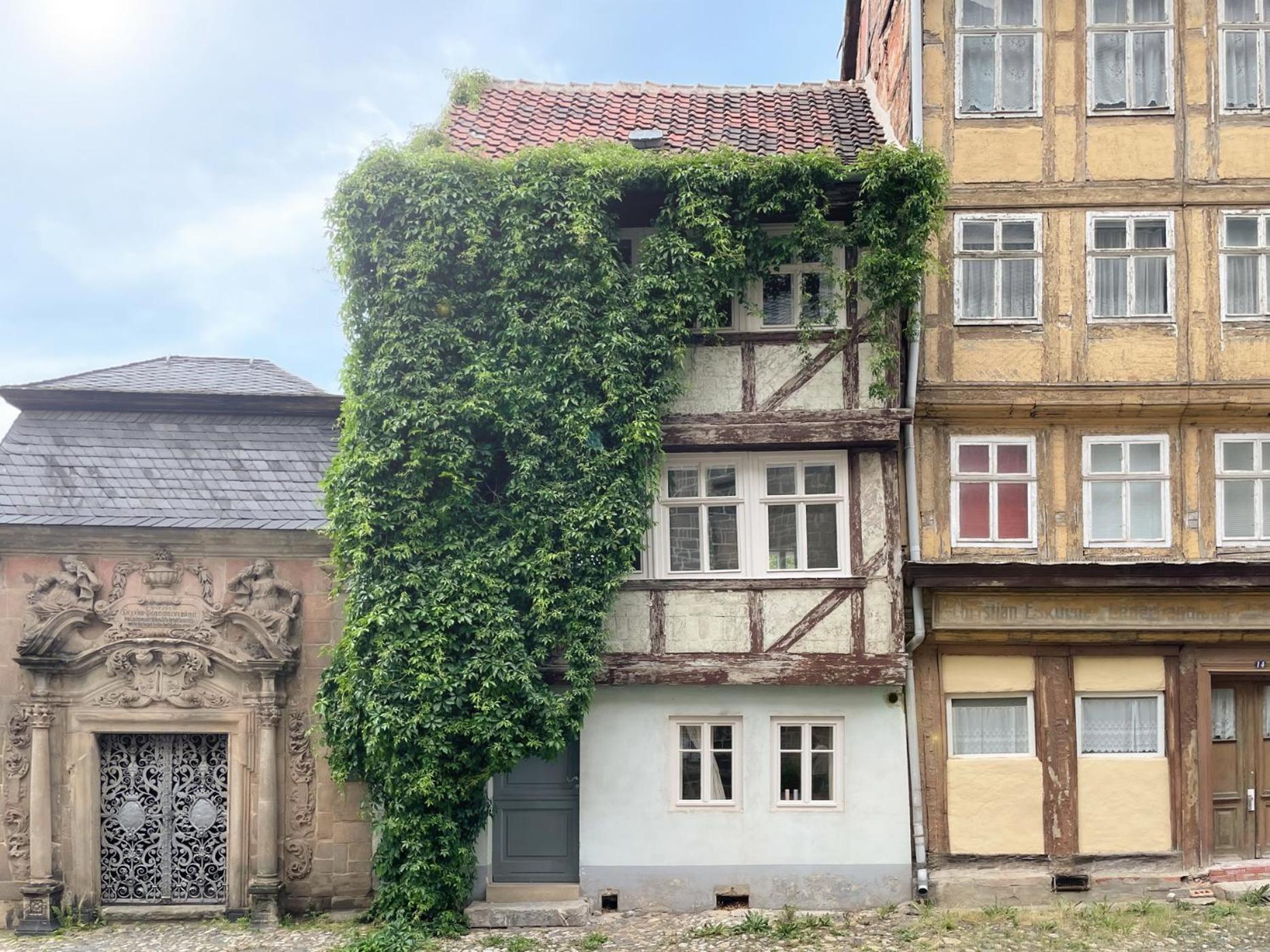Das Fachwerkhaeuschen Am Kornmarkt - Herzlich & Charmant 奎德林堡 外观 照片
